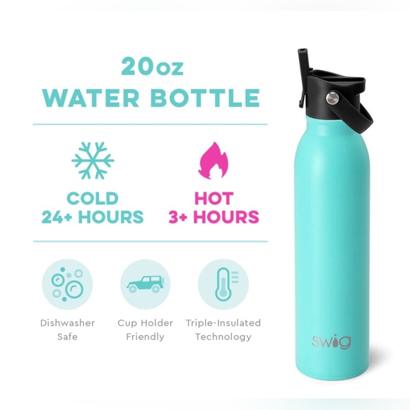 SWIG LIFE Water Bottle &  Krumbs Gray Silicone Lunch Container - Picture 16 of 16